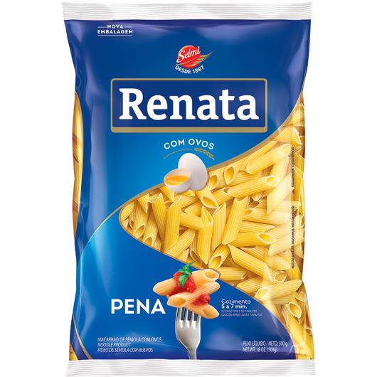 Macarrão Renata pena com ovos 500g - Imagem em destaque