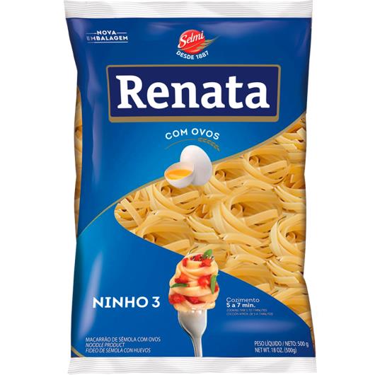 Macarrão Renata ninho com ovos 3 500g - Imagem em destaque