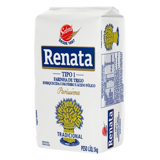 Farinha de Trigo Tipo 1 Tradicional Renata Pacote 1kg - Imagem em destaque