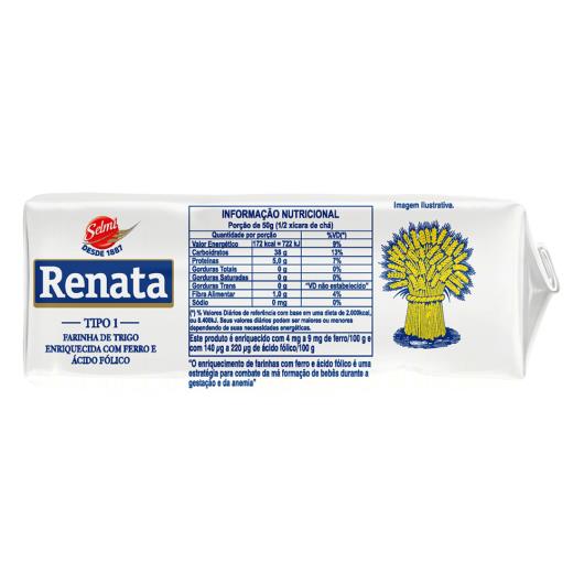 Farinha de Trigo Tipo 1 Tradicional Renata Pacote 1kg - Imagem em destaque