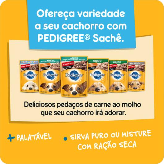 Alimento para Cães Filhotes 2 a 18 Meses Raças Médias e Grandes Pedigree 1kg - Imagem em destaque