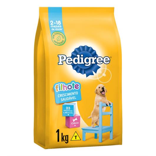 Alimento para Cães Filhotes 2 a 18 Meses Raças Médias e Grandes Pedigree 1kg - Imagem em destaque