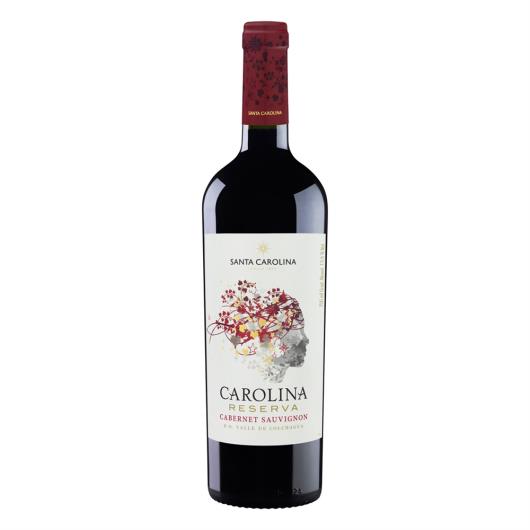 Vinho Chileno Tinto Seco Reserva Santa Carolina Cabernet Sauvignon Valle de Colchagua Garrafa 750ml - Imagem em destaque