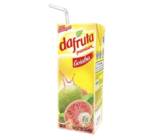 Néctar premium sabor goiaba  Dafruta 200ml - Imagem em destaque