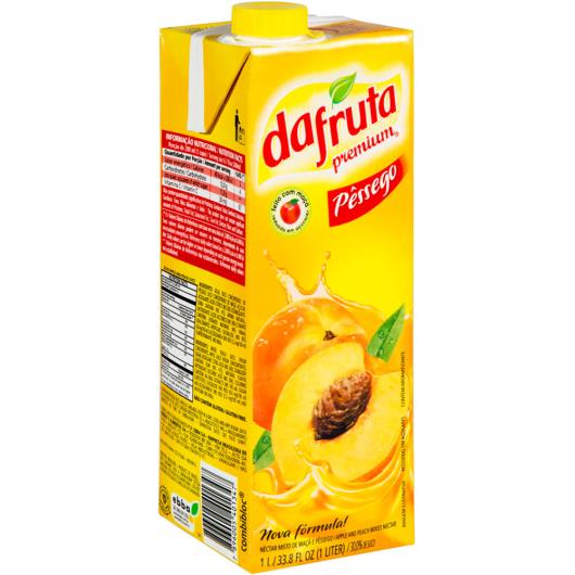 Néctar premium sabor pêssego Dafruta 1L - Imagem em destaque