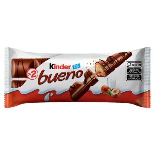 Kinder Bueno Chocolate ao Leite 2 unis 43g - Imagem em destaque