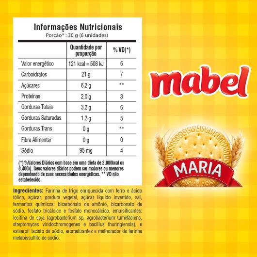 Biscoito Maria Mabel Pacote 400G - Imagem em destaque
