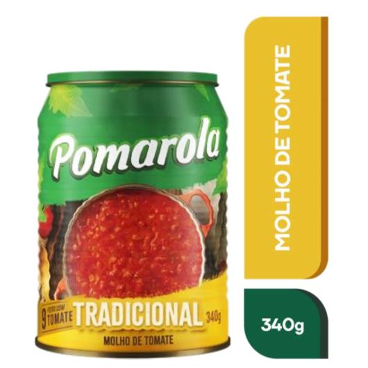 Molho de tomate Pomarola tradicional lata 340g - Imagem em destaque