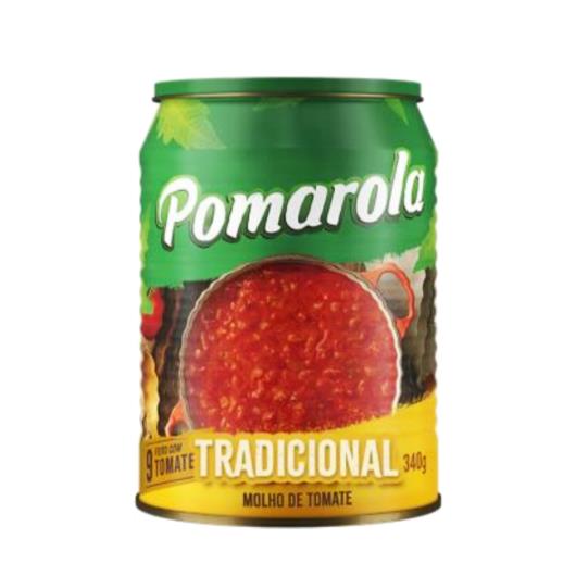 Molho de tomate Pomarola tradicional lata 340g - Imagem em destaque