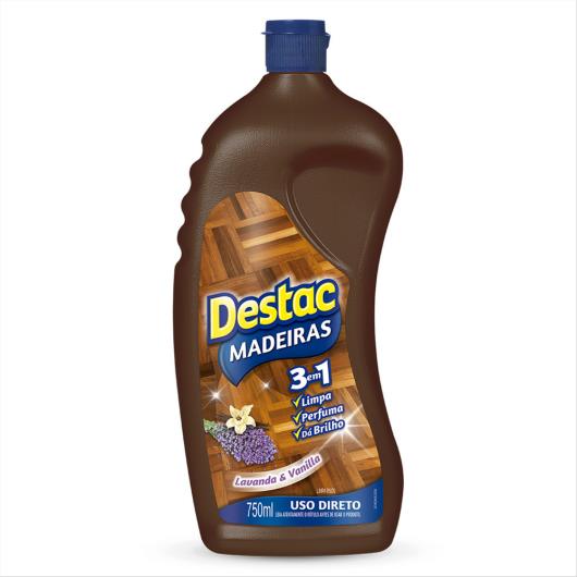 Limpador Destac para pisos de madeira uso direto 750ml - Imagem em destaque