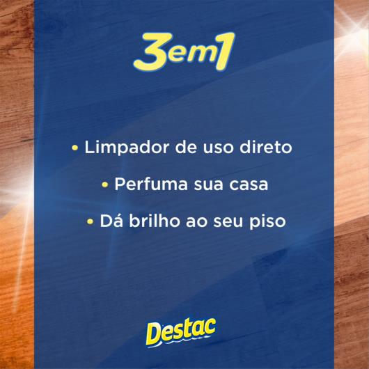 Limpador Destac para pisos de madeira uso direto 750ml - Imagem em destaque