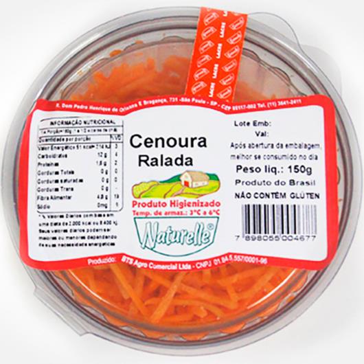 Cenoura Naturelle Ralada 150g - Imagem em destaque