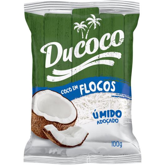 Coco em flocos úmido e adoçado Ducoco 100g - Imagem em destaque