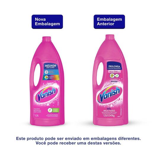 Vanish Tira Manchas Gel Multiuso para roupas coloridas 1,5L - Imagem em destaque