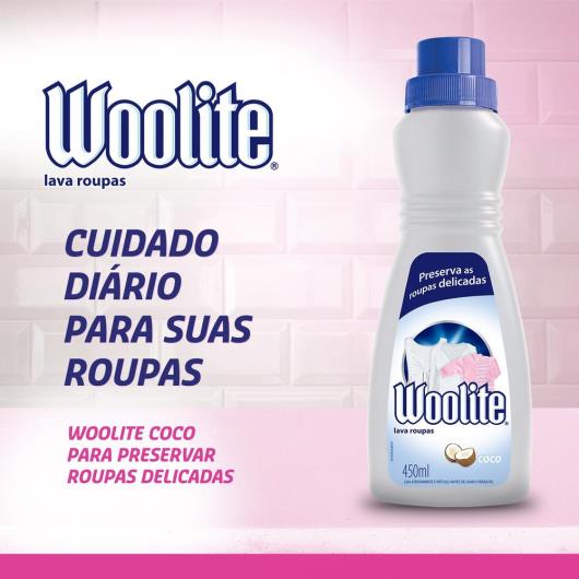Lava Roupas Woolite Coco Suave Perfume 450ml - Imagem em destaque