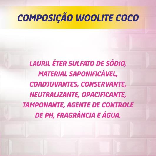 Lava Roupas Woolite Coco Suave Perfume 450ml - Imagem em destaque