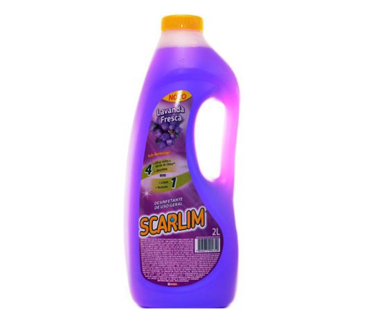 Desinfetante Scarlim 4 em 1 lavanda fresca 2L - Imagem em destaque