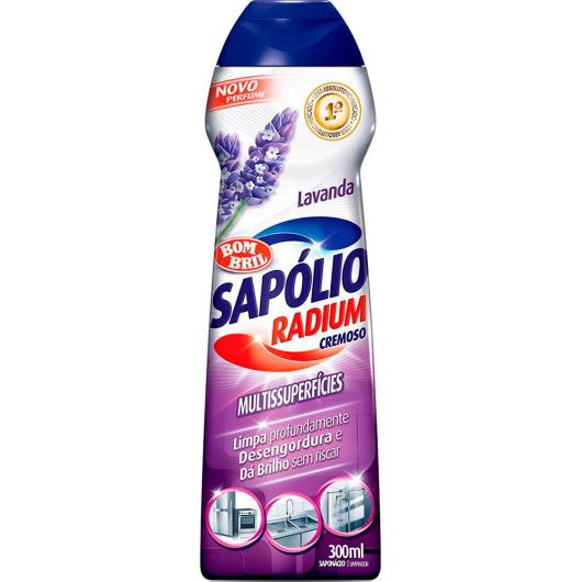 Saponáceo Sapólio Radium cremoso lavanda 300ml - Imagem em destaque