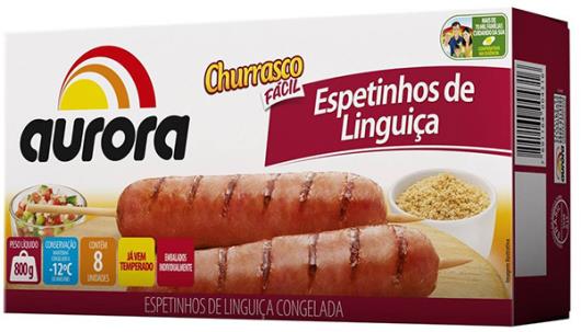 Espetinho de Linguiça Aurora 800g - Imagem em destaque