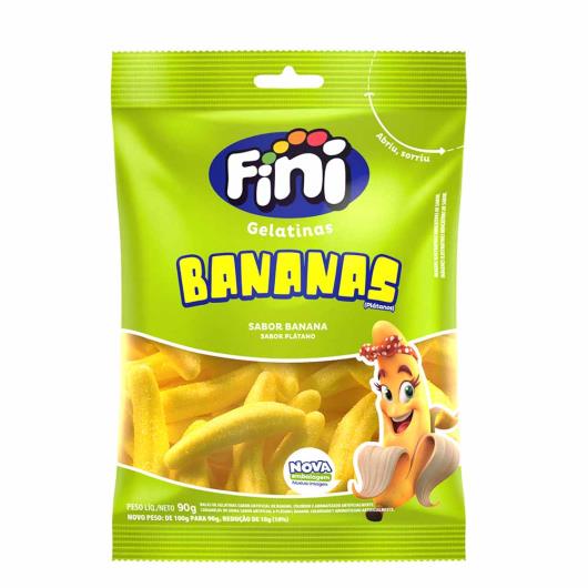 Bala Fini jelly banana 90g - Imagem em destaque