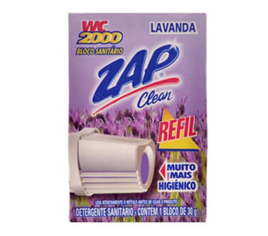 Desodorizante ZAP para bloco sanitário lavanda WC2000 refil 30g - Imagem em destaque
