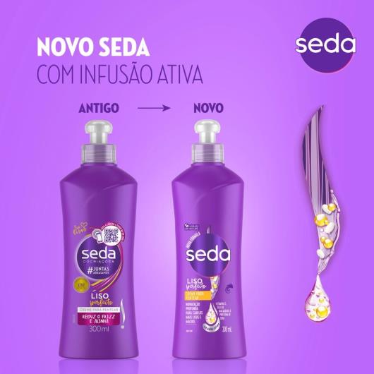 Creme para pentear Seda liso perfeito  300ml - Imagem em destaque