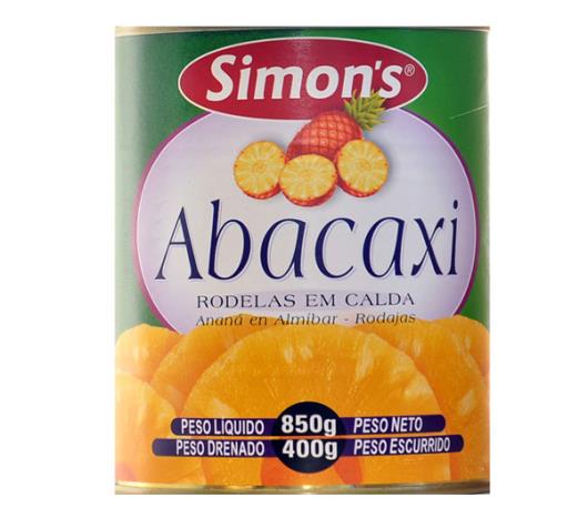 Abacaxi em calda Simon's Rodelas 400g - Imagem em destaque