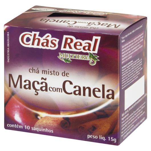 Chá Maçã com Canela Chás Real Caixa 15g 10 Unidades - Imagem em destaque