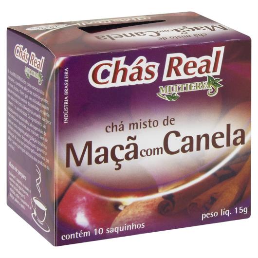 Chá Maçã com Canela Chás Real Caixa 15g 10 Unidades - Imagem em destaque