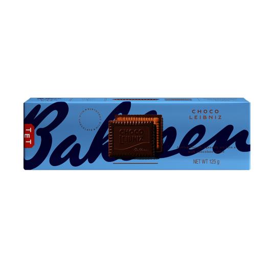 Biscoito Amanteigado Cobertura Chocolate ao Leite Bahlsen Choco Leibniz Caixa 125g - Imagem em destaque