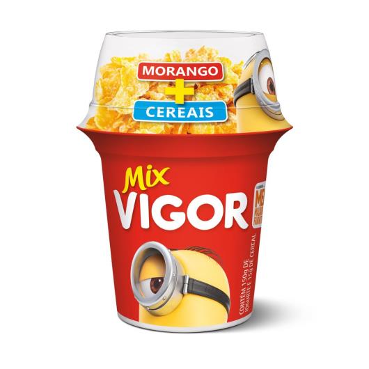 Iogurte Vigor mix polpa de morango + sucrilhos 165g - Imagem em destaque