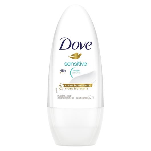 Desodorante Antitranspirante Roll-On Dove Sensitive 50ml - Imagem em destaque