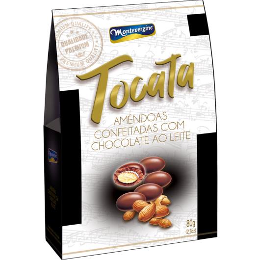 Amêndoas confeitadas com chocolate ao leite Tocata Montevérgine 80g - Imagem em destaque