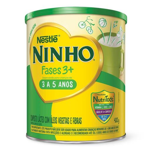 Composto lácteo Nestlé Ninho Fases 3+ Lata 400g - Imagem em destaque