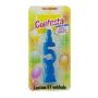 Vela Confesta Azul Numero 5