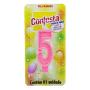Vela Confesta Numero 5 Rosa
