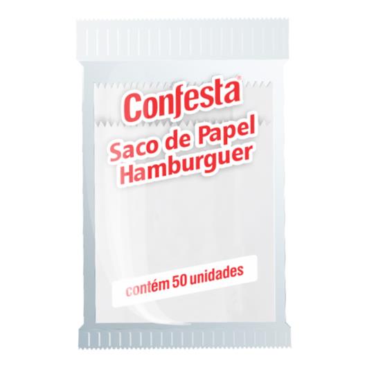 Saco de Papel Lanche Confesta 50 Unidades - Imagem em destaque
