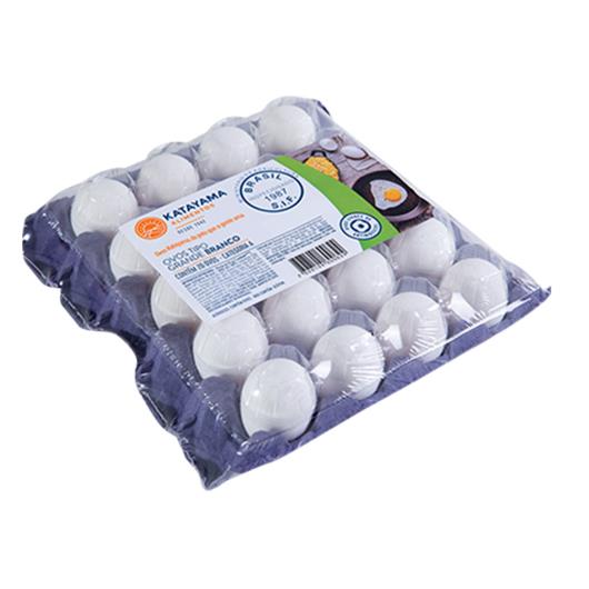 Ovos Katayama Branco Tipo Extra caixa com 20 unidades - Imagem em destaque