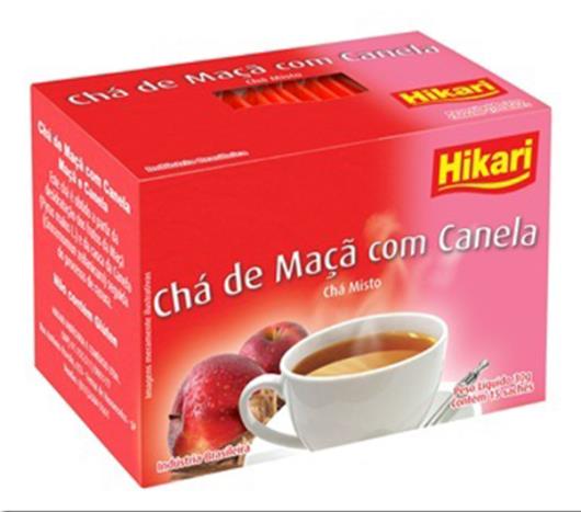 Chá Hikari maçã com canela 30g - Imagem em destaque