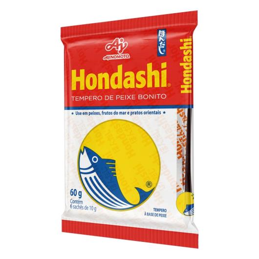 Tempero à Base de Peixe Hondashi Pacote 60g 6 Unidades - Imagem em destaque