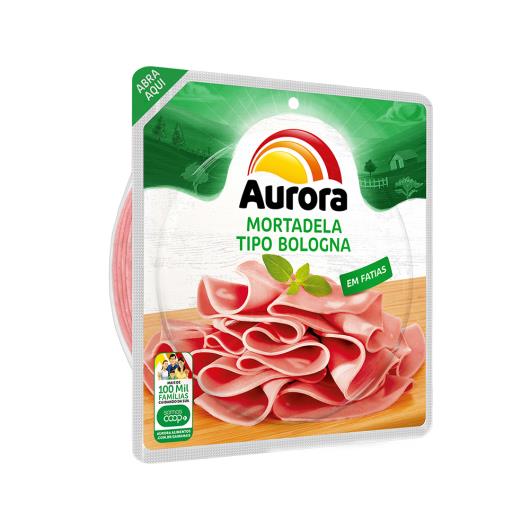 Mortadela Tipo Bologna Fatiada Aurora 200g - Imagem em destaque