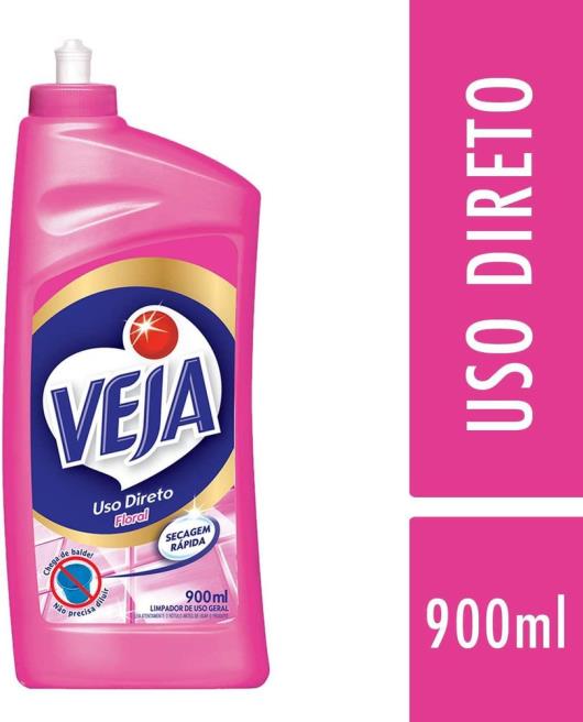 Limpador Veja Limpeza Pesada Uso Direto Floral 900ml - Imagem em destaque