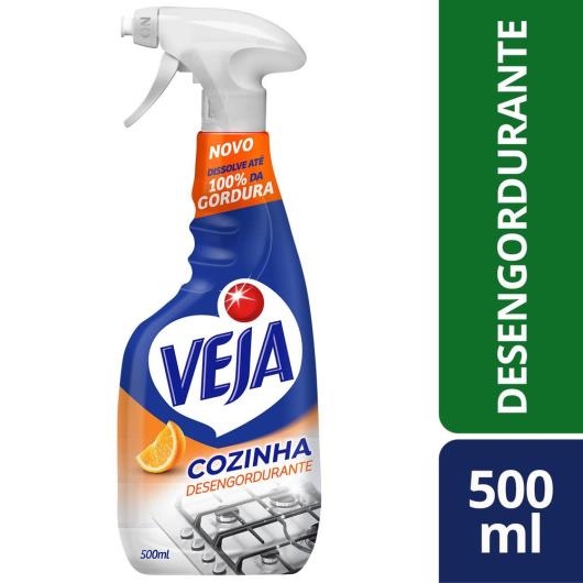 Desengordurante Spray Veja Cozinha Laranja 500ml - Imagem em destaque