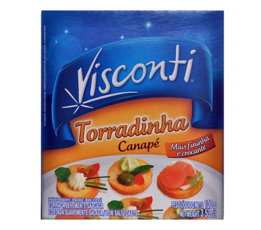 Torrada Visconti canapé 100g - Imagem em destaque