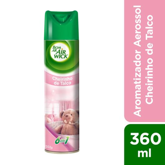 Bom Ar Air Wick Aromatizador Aerossol Cheirinho de Talco 360ml - Imagem em destaque