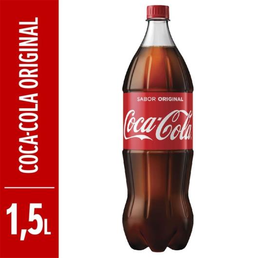 Refrigerante Coca-Cola ORIGINAL PET 1,5L - Imagem em destaque