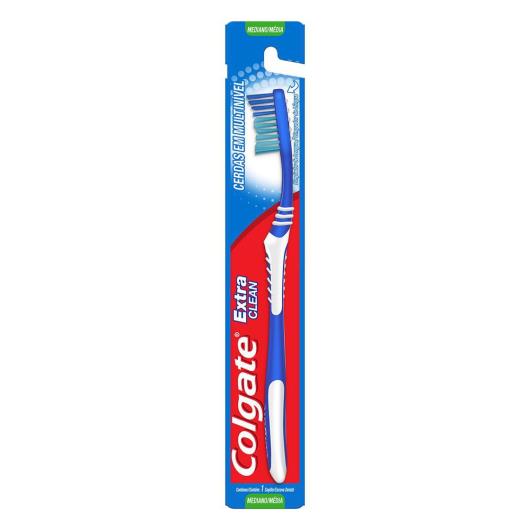 Escova dental Colgate extra clean média - Imagem em destaque