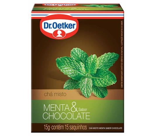 Chá Oetker menta com chocolate 15g - Imagem em destaque
