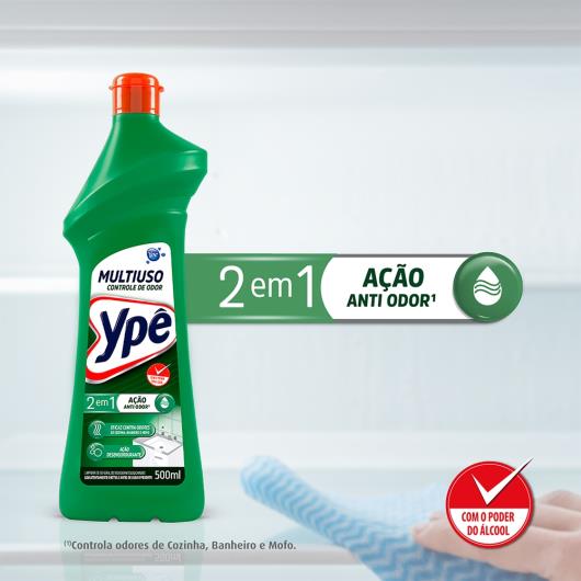 Multiuso Ypê Premium Controle de Odor Verde Ação que controla odores 500ml - Imagem em destaque