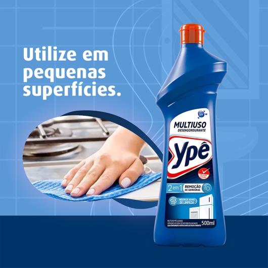 Multiuso Ypê Premium Clássico Azul Ação Desengordurante 500ml - Imagem em destaque